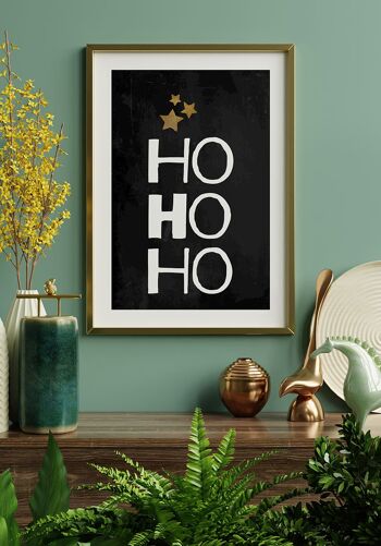 Affiche Ho Ho Ho - 40x50cm 5