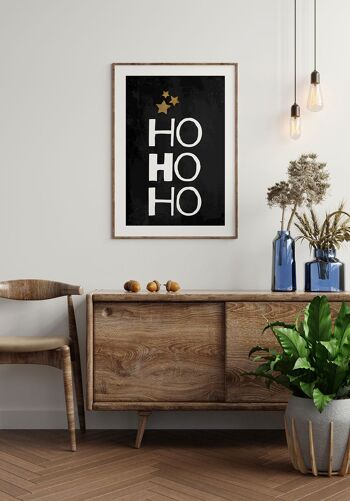 Affiche Ho Ho Ho - 70x100cm 2