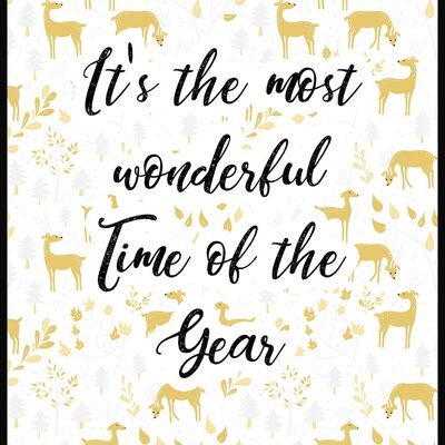 It's the most wonderful time of the year Poster - 21 x 30 cm