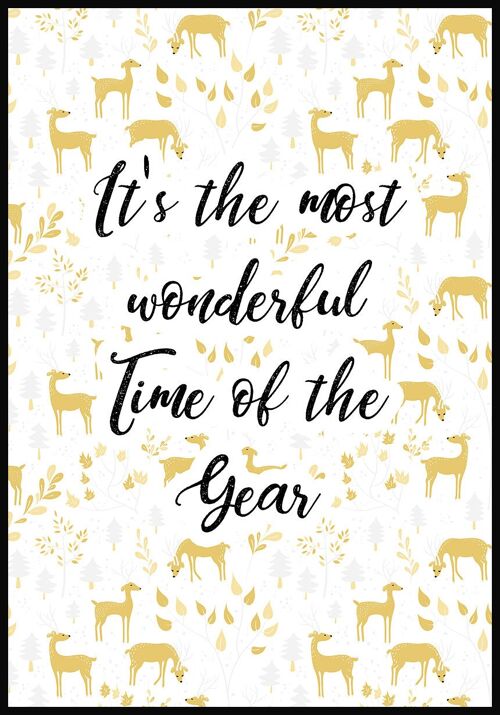 It's the most wonderful time of the year Poster - 50 x 70 cm