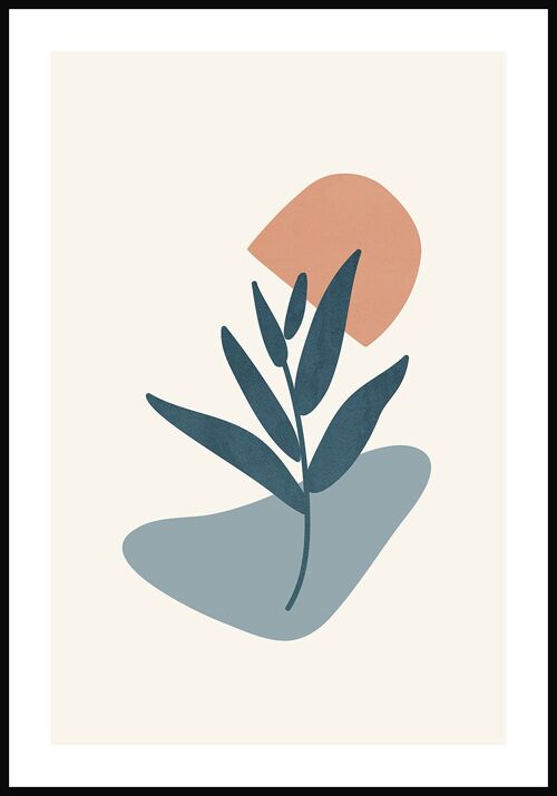 Botanische Formen No2 Poster - 50 x 40 cm