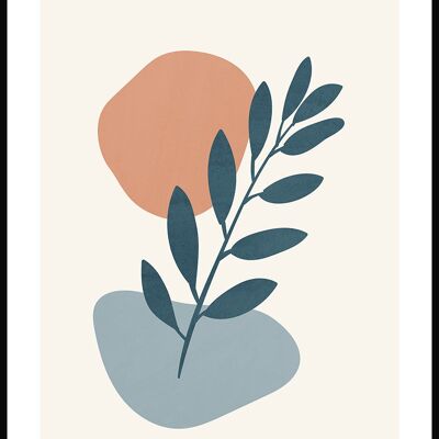 Poster Botanical Shapes No1 - 50 x 40 cm