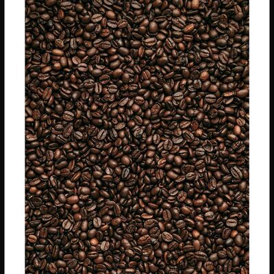 Póster fotográfico Granos de café - 30 x 21 cm