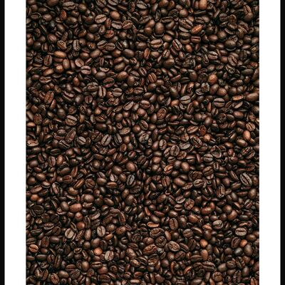 Poster Photographie Grains de Café - 30 x 21 cm