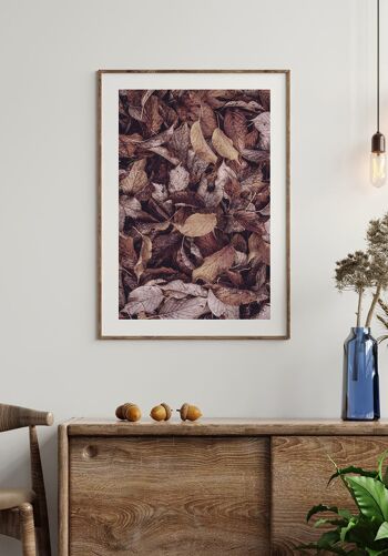 Affiche feuilles d'automne - 70 x 50 cm 4