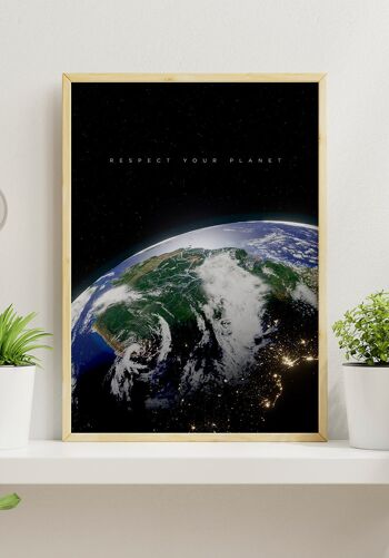 Affiche Respectez Votre Planète - 30x40cm 2