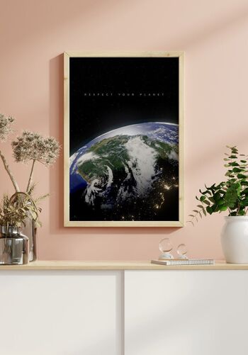 Affiche Respectez Votre Planète - 30x40cm 5