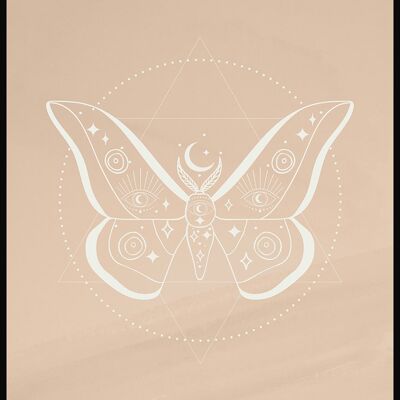 Modern poster illustration butterfly - 50 x 70 cm