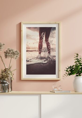 Affiche Photographie Sneaker Girl - 30 x 21 cm 2