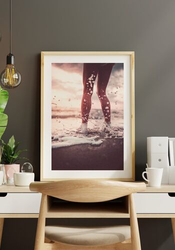 Affiche Photographie Sneaker Girl - 30 x 21 cm 3