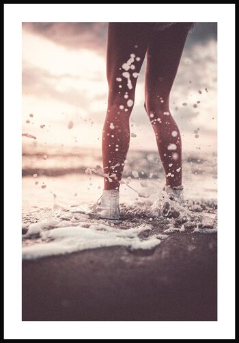 Affiche Photographie Sneaker Girl - 40 x 30 cm 1