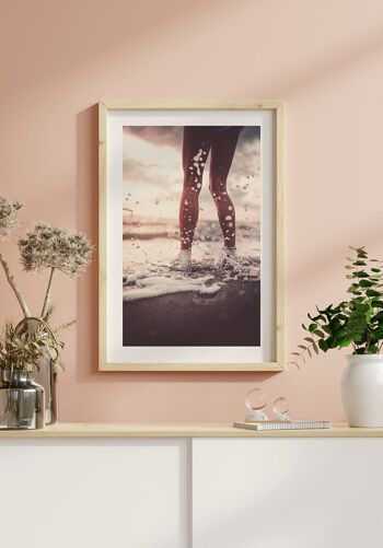 Affiche Photographie Sneaker Girl - 50 x 40 cm 2