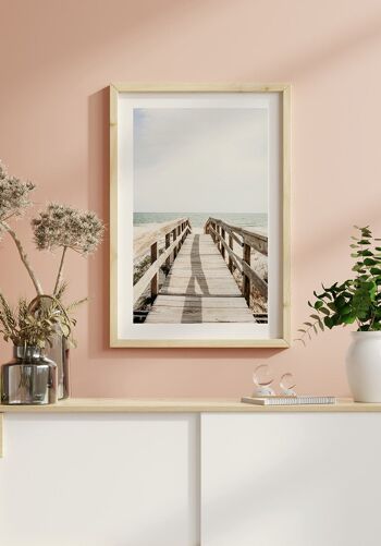 Affiche photographique Promenade sur la plage - 40 x 30 cm 4