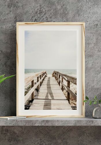 Affiche photographique Promenade sur la plage - 50 x 40 cm 6