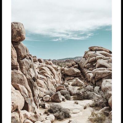 Poster fotografico Formazione rocciosa marrone - 40 x 30 cm