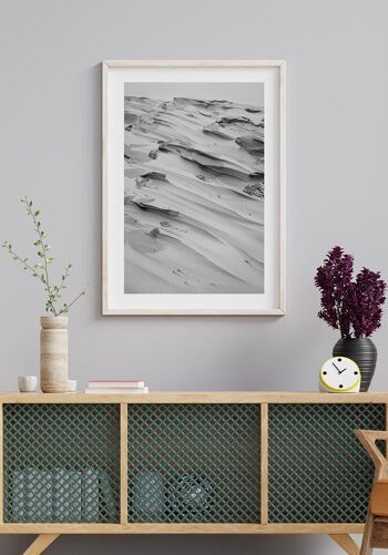 Photographie noir et blanc dune de sable - 21 x 30 cm 3
