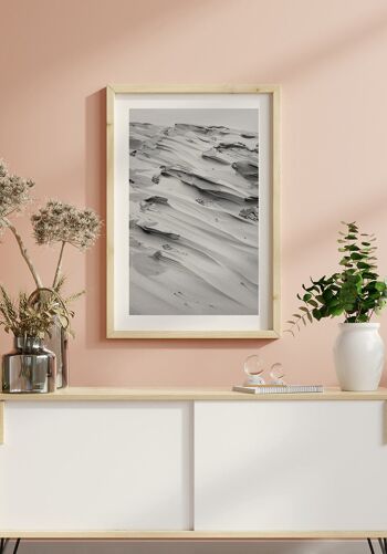 Photographie noir et blanc dune de sable - 21 x 30 cm 5