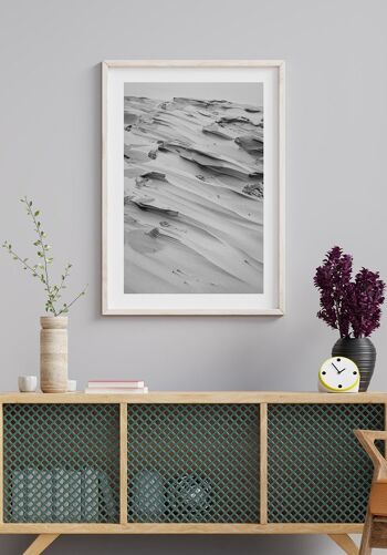 Photographie noir et blanc dune de sable - 30 x 40 cm 3