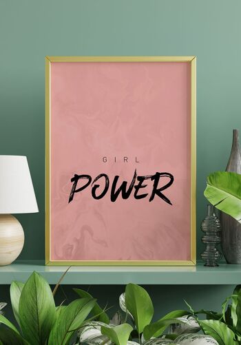 Affiche Citation "Girl Power" - 70 x 100 cm 6