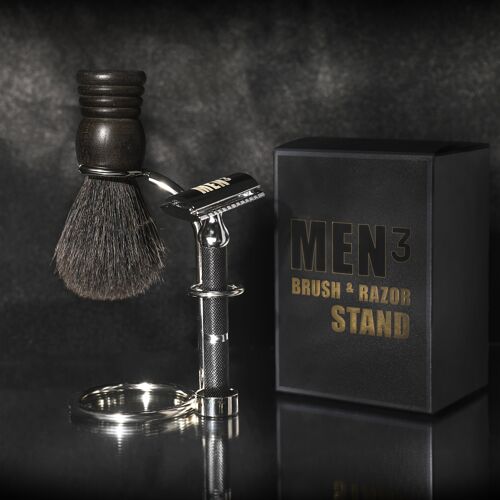 MEN³ - Houder in verchroomd nikkel / Support en nickel chromé