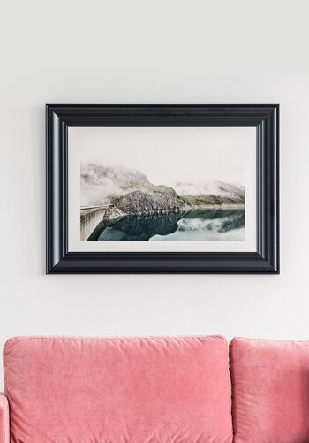 Affiche Montagnes Lünersee - 50 x 40 cm 3