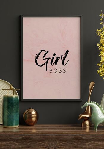 Affiche Citation de Girl Boss - 40 x 50 cm 5