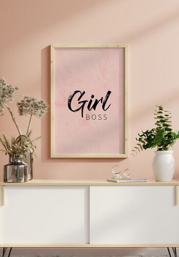 Affiche Girl Boss' Quote - 70 x 100 cm 3