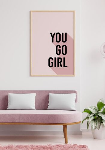 Affiche Citation You Go Girl - 40 x 50 cm 6