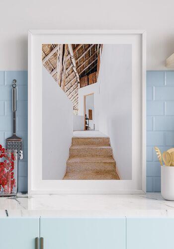 Photographie d'architecture escalier maison d'été - 30 x 40 cm 2