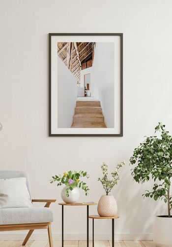 Photographie d'architecture escalier maison d'été - 30 x 40 cm 4