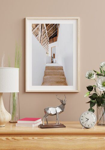 Photographie d'architecture escalier maison d'été - 30 x 40 cm 5