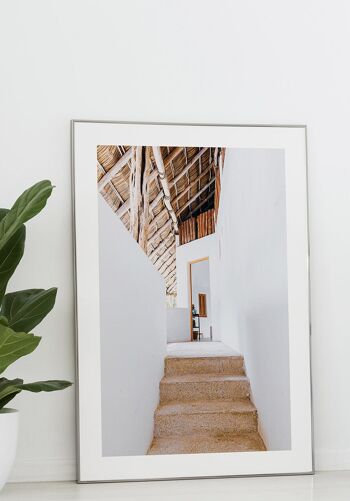 Photographie d'architecture escalier maison d'été - 30 x 40 cm 6