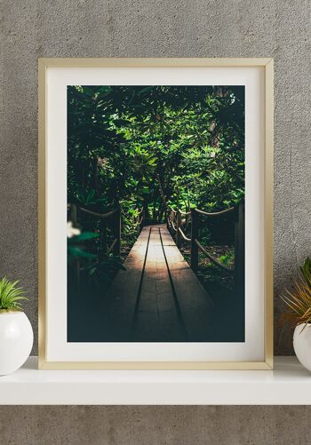 Affiche Chemin vers la jungle - 40x50cm 3