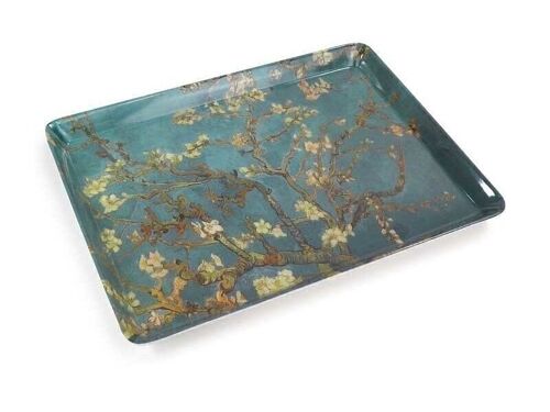 Serving tray midi (27 x 20 cm), van Gogh, Almond Blossom