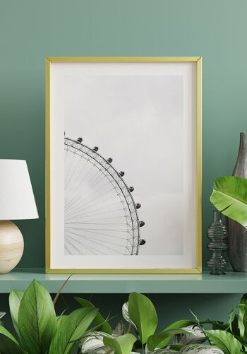 Photographie noir et blanc Grande roue - 21 x 30 cm 2