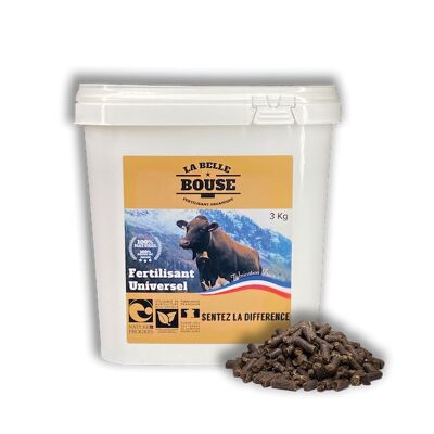 La Belle Bouse 3kg | Fertilizzante universale | Prodotto in Francia |