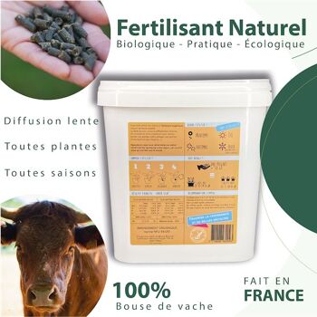 La Belle Bouse 3kg | Fertilisant Universel | Fabriqué en France | 2