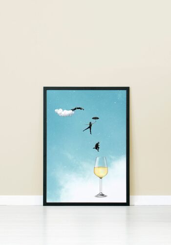 Sautez dans le verre à vin blanc - 30 x 21 cm 4