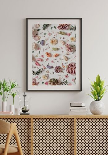 Affiche photographie fleurs séchées - 70 x 50 cm 2