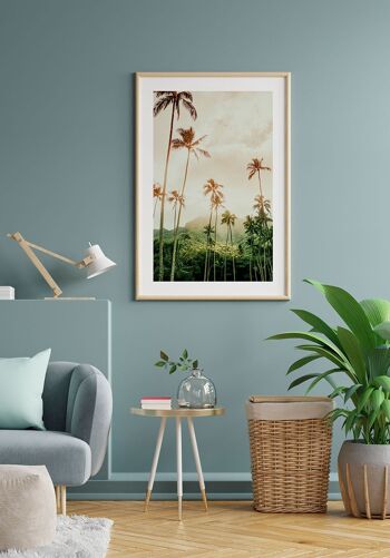 Poster Photographie Palmiers à Hawaï - 40 x 30 cm 3