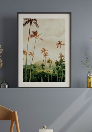 Poster Photographie Palmiers à Hawaï - 40 x 30 cm 4