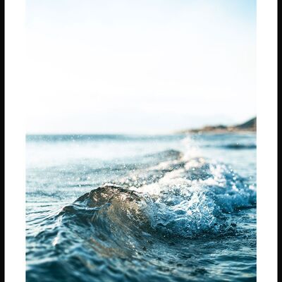 Poster Photographie Petite Vague - 40 x 30 cm