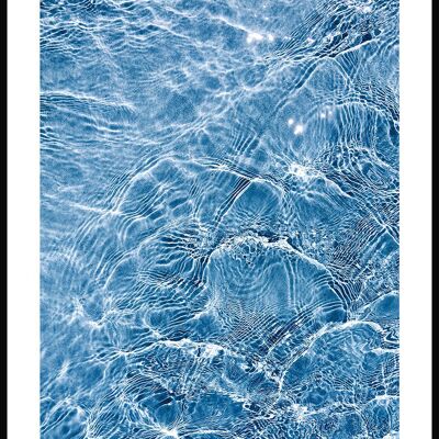 Poster Photographie Formes dans l'eau - 30 x 21 cm