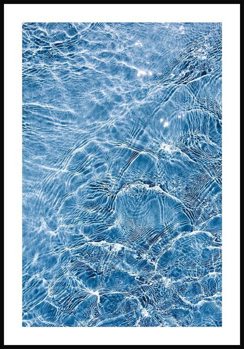 Fotografie Poster Formen im Wasser - 40 x 30 cm