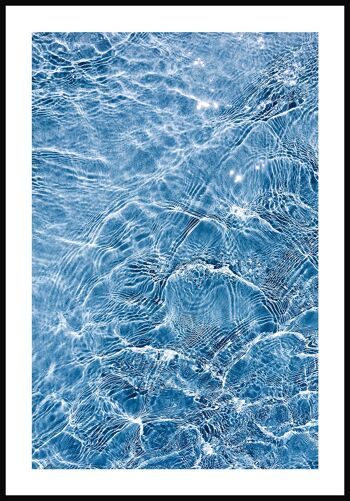 Poster Photographie Formes dans l'eau - 40 x 30 cm 1