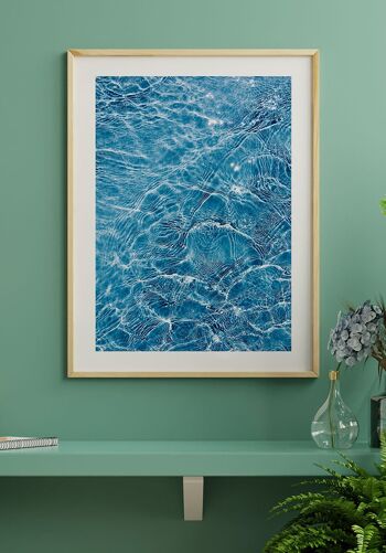 Poster Photographie Formes dans l'eau - 40 x 30 cm 2