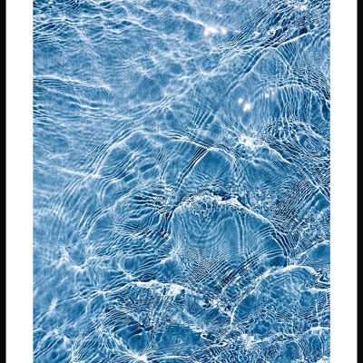 Poster fotografico Forme in acqua - 50 x 40 cm