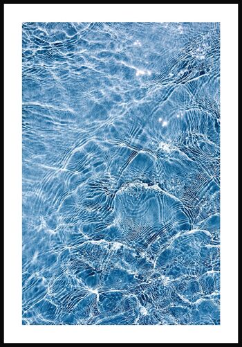 Poster Photographie Formes dans l'eau - 50 x 40 cm 1