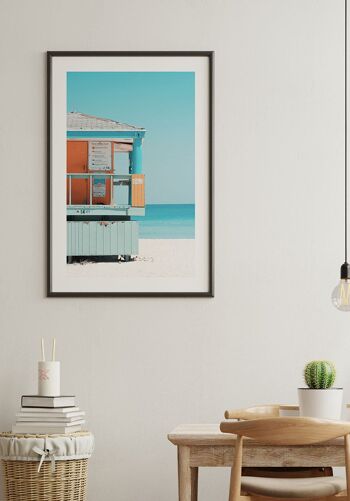 Photographie d'été Miami Beach House - 30 x 21 cm 6