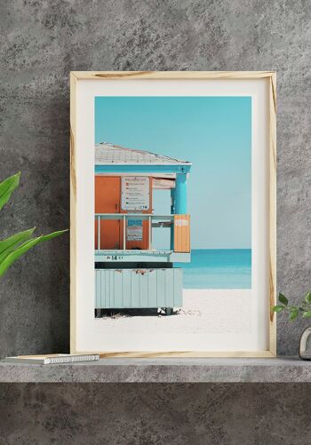 Photographie d'été Miami Beach House - 50 x 40 cm 2